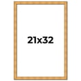 thumbnail image 1 of 21x32 Frame Gold Rustic Solid Wood Picture Frame | 1.25 Inch Wide Moulding | Rustique Gold, 1 of 8