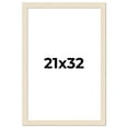 thumbnail image 1 of 21x32 Frame White Real Wood Picture Frame Width 1.5 inches | Interior Frame Depth 0.5 inches | Barn, 1 of 8