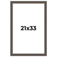 thumbnail image 1 of 21x33 Frame Black Bamboo Solid Wood Picture Frame Width 1.5 Inches | Interior Frame Depth 0.5, 1 of 8
