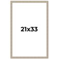 thumbnail image 1 of 21x33 Frame Grey Solid Wood Picture Frame Width 1 Inches | Interior Frame Depth 0.5 Inches |, 1 of 8