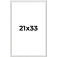thumbnail image 1 of 21x33 Frame White Real Wood Picture Frame Width 0.75 inches | Interior Frame Depth 0.5 inches |, 1 of 8