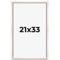 thumbnail image 1 of 21x33 Shadow Box Cream of Wheat White Washed Display Frame | 0.875 Inches Deep Solid Wood Shadowbox, 1 of 8