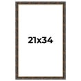 thumbnail image 1 of 21x34 Frame Gold Real Wood Picture Frame Width 1.5 inches | Interior Frame Depth 0.5 inches |, 1 of 8