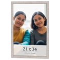 thumbnail image 1 of 21x34 Frame White Real Wood Picture Frame Width 0.75 inches | Interior Frame Depth 0.5 inches |, 1 of 8
