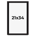 thumbnail image 1 of 21x34 Shadow Box Black Solid Wood Display Picture Frame | 1 Inch Rabbet Depth | | 1.375 Inch, 1 of 4