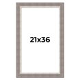 thumbnail image 1 of 21x36 Frame Grey Real Wood Picture Frame Width 2.75 Inches | Interior Frame Depth 0.5 Inches |, 1 of 8