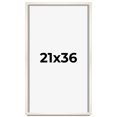 thumbnail image 1 of 21x36 Frame White Wheat Solid Wood Picture Frame | Moulding Width 0.75 Inches | Interior Depth 0.5, 1 of 8