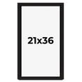 thumbnail image 1 of 21x36 Shadow Box Black Solid Wood Display Picture Frame | 1 Inch Rabbet Depth | | 1.375 Inch, 1 of 4