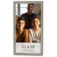 thumbnail image 1 of 21x38 Frame Grey Solid Wood Picture Frame Width 1 Inches | Interior Frame Depth 0.5 Inches |, 1 of 8