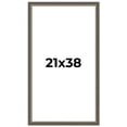 thumbnail image 1 of 21x38 Frame Silver Real Wood Picture Frame Width 1.25 Inches | Interior Frame Depth 0.5 Inches |, 1 of 8