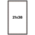 thumbnail image 1 of 21x38 Frame Silver Real Wood Picture Frame Width 1.25 Inches | Interior Frame Depth 0.75 Inches |, 1 of 8