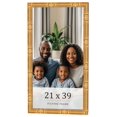thumbnail image 1 of 21x39 Frame Gold Bamboo Solid Wood Picture Frame | 1 Inch Moulding Width | Interior Frame Depth, 1 of 8