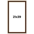 thumbnail image 1 of 21x39 Frame Gold Brown Plein Air Vintage Solid Wood Picture Frame | 1.75 Inches Moulding Width |, 1 of 8
