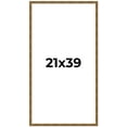 thumbnail image 1 of 21x39 Frame Gold Kingsley Distressed Solid Wood Picture Frame Width 0.75 Inches | Interior Frame, 1 of 8