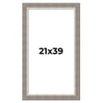 thumbnail image 1 of 21x39 Frame Grey Real Wood Picture Frame Width 2.75 Inches | Interior Frame Depth 0.5 Inches |, 1 of 8