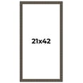 thumbnail image 1 of 21x42 Frame Black Bamboo Solid Wood Picture Frame Width 1.5 Inches | Interior Frame Depth 0.5, 1 of 8