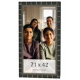 thumbnail image 1 of 21x42 Frame Black Bamboo Solid Wood Picture Frame Width 1.5 Inches | Interior Frame Depth 0.5, 1 of 8
