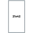 thumbnail image 1 of 21x42 Frame Blue Scuffed Farm Board Solid Wood Picture Frame Width 0.75 Inches | Interior Depth 0.5, 1 of 8