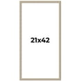 thumbnail image 1 of 21x42 Frame Grey Solid Wood Picture Frame Width 1 Inches | Interior Frame Depth 0.5 Inches |, 1 of 8