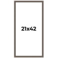 thumbnail image 1 of 21x42 Frame Silver Real Wood Picture Frame Width 1.25 Inches | Interior Frame Depth 0.5 Inches |, 1 of 8