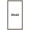 thumbnail image 1 of 21x42 Frame Silver Real Wood Picture Frame Width 1.25 Inches | Interior Frame Depth 0.5 Inches |, 1 of 8