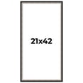 thumbnail image 1 of 21x42 Frame Silver Real Wood Picture Frame Width 1.25 Inches | Interior Frame Depth 0.75 Inches |, 1 of 8