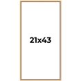 thumbnail image 1 of 21x43 Frame Beaded Gold Solid Wood Picture Frame | 0.75 Inches Moulding Width | Liscio Oro, 1 of 8