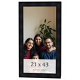 thumbnail image 1 of 21x43 Frame Black Passaggi Solid Wood Picture Frame Width 1.5 Inches | Interior Depth 0.5 Inches |, 1 of 8