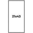 thumbnail image 1 of 21x43 Frame Blue Kingsley Pewter Solid Wood Picture Frame Width 0.75 Inches |Interior Depth 0.5, 1 of 8