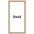 thumbnail image 1 of 21x43 Frame Charleston Honey Brown Solid Wood Picture Frame Width 1.75 Inches | Interior Depth 0.5, 1 of 8