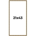 thumbnail image 1 of 21x43 Frame Gold Kingsley Distressed Solid Wood Picture Frame Width 0.75 Inches | Interior Frame, 1 of 8