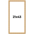 thumbnail image 1 of 21x43 Frame Gold Rustic Solid Wood Picture Frame | 1.25 Inch Wide Moulding | Rustique Gold, 1 of 8