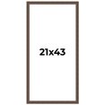 thumbnail image 1 of 21x43 Frame Golden Caramel Solid Wood Bronze Picture Frame | 1.25 Inch Moulding Width | 0.5 Inch, 1 of 8