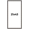 thumbnail image 1 of 21x43 Frame Silver Real Wood Picture Frame Width 1.25 Inches | Interior Frame Depth 0.75 Inches |, 1 of 8