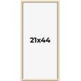 thumbnail image 1 of 21x44 Frame Beige Real Wood Picture Frame Width 0.75 inches | Interior Frame Depth 0.5 inches |, 1 of 8