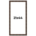 thumbnail image 1 of 21x44 Frame Brown Burl Real Wood Picture Frame Width 1.625 Inches | Interior Frame Depth 0.5 Inches, 1 of 8