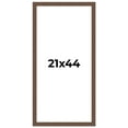 thumbnail image 1 of 21x44 Frame Brown Farmhouse Solid Wood Picture Frame Width 1.5 Inches | Interior Frame Depth 0.5, 1 of 8