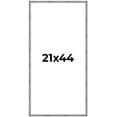 thumbnail image 1 of 21x44 Frame Silver Picture Frame - Complete Modern Photo Frame Includes UV Acrylic Shatter Guard, 1 of 8