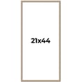 thumbnail image 1 of 21x44 Frame Silver Real Wood Picture Frame Width 0.75 Inches | Interior Frame Depth 0.5 Inches |, 1 of 8