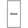 thumbnail image 1 of 21x44 Frame Silver Real Wood Picture Frame Width 1.125 Inches | Interior Frame Depth 0.5 Inches |, 1 of 8