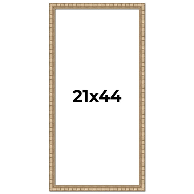 21x44 Frame Silver Real Wood Picture Frame Width 1.5 inches | Interior Frame Depth 0.5 inches |