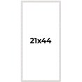thumbnail image 1 of 21x44 Frame White Real Wood Picture Frame Width 0.75 inches | Interior Frame Depth 0.5 inches |, 1 of 8