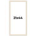 thumbnail image 1 of 21x44 Frame White Real Wood Picture Frame Width 1.5 inches | Interior Frame Depth 0.5 inches | Barn, 1 of 8