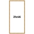 thumbnail image 1 of 21x46 Frame Beige Real Wood Picture Frame Width 1.25 inches | Interior Frame Depth 0.5 inches |, 1 of 8