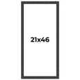 thumbnail image 1 of 21x46 Frame Brown Rustic Solid Wood Picture Frame 1.5 Inches Wide | Interior Frame Depth 0.5 Inches, 1 of 8