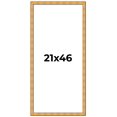 thumbnail image 1 of 21x46 Frame Gold Rustic Solid Wood Picture Frame | 1.25 Inch Wide Moulding | Rustique Gold, 1 of 8