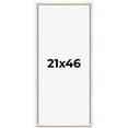 thumbnail image 1 of 21x46 Frame White Wheat Solid Wood Picture Frame | Moulding Width 0.75 Inches | Interior Depth 0.5, 1 of 8