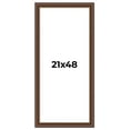 thumbnail image 1 of 21x48 Copper and Brown Real Wood Picture Frame Width 2 inches | Interior Frame Depth 0.5 inches |, 1 of 8