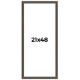 thumbnail image 1 of 21x48 Frame Black Bamboo Solid Wood Picture Frame Width 1.5 Inches | Interior Frame Depth 0.5, 1 of 8