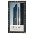 thumbnail image 1 of 21x48 Frame Black Bamboo Solid Wood Picture Frame Width 1.5 Inches | Interior Frame Depth 0.5, 1 of 8
